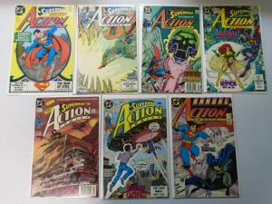 Action Comics Lot From:#600-658+Annual, 47 Different, Average 8.0/VF (1988-1990)