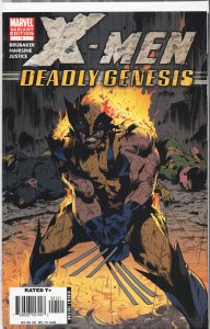 X-Men: Deadly Genesis #1 Second Print Cover (2006) X-Men [Key Issue]