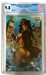 VAN HELSING VS WEREWOLF #2 ELIAS CHATZOUDIS EXCLUSIVE LONDON VARIANT CGC 9.8.