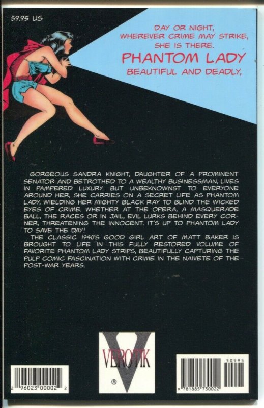 Phantom Lady 1994-Verotik-reprints Matt Baker Phantom Lady comic-NM