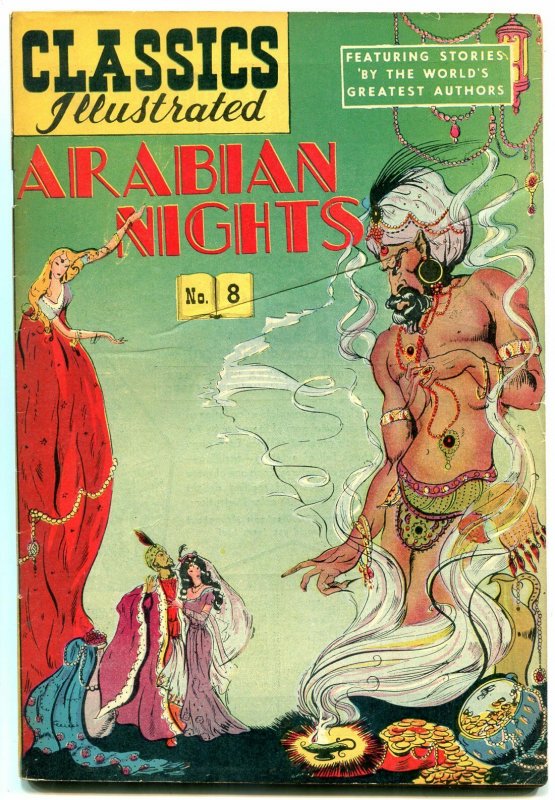Classics Illustrated 8 HRN 51-ARABIAN NIGHTS - comic book VF-