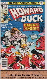 HOWARD THE DUCK #13 (Jun 1977) NM- 9.2 (at least) cream to white! 1st full KISS!