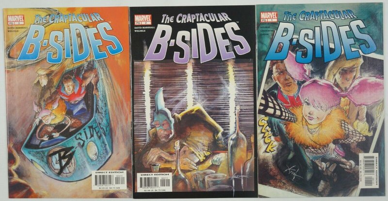 Craptacular B Sides 1 3 VF NM complete series sam kieth covers fantastic four Comic Books Modern Age Marvel Fantastic Four Superhero