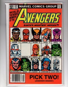 The Avengers #221 (1982)      / MR100-ID#011