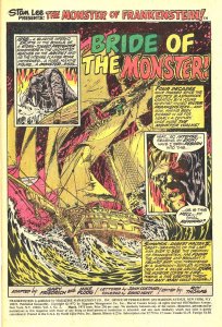 THE MONSTER OF FRANKENSTEIN #1 & 2 (1973) 8.0 VF  1st two issues!  MIKE PLOOG!