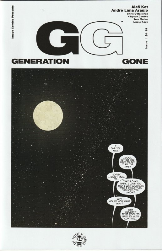 GENERATION GONE # 1 (2017)