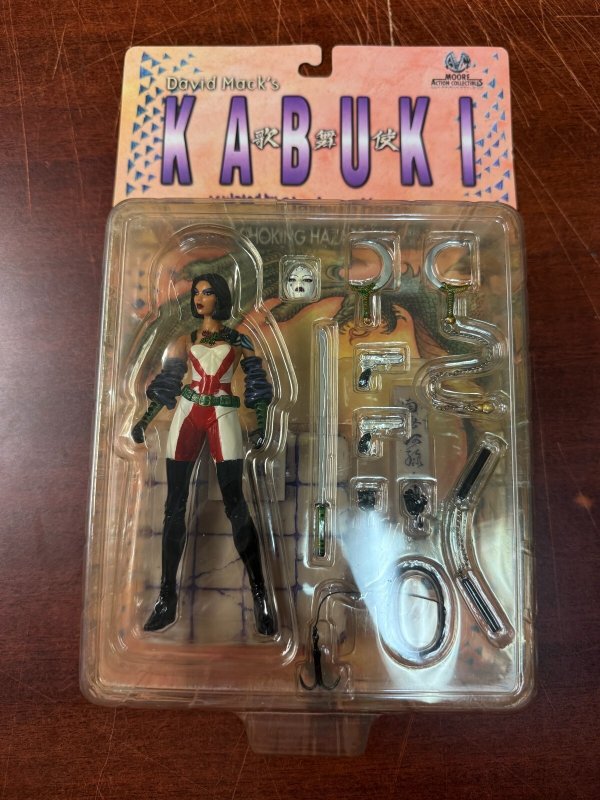 Doppelganger Kabuki Action Figure Toy New In Box On Card David Mack 2000 TB2