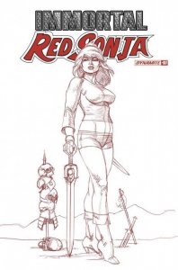 Immortal Red Sonja #7Q VF/NM ; Dynamite | FOC 1:10 variant Linsner