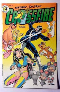 Crossfire #8 (1985) Eclipse Comics DNAgents 1st Print Comic Book
