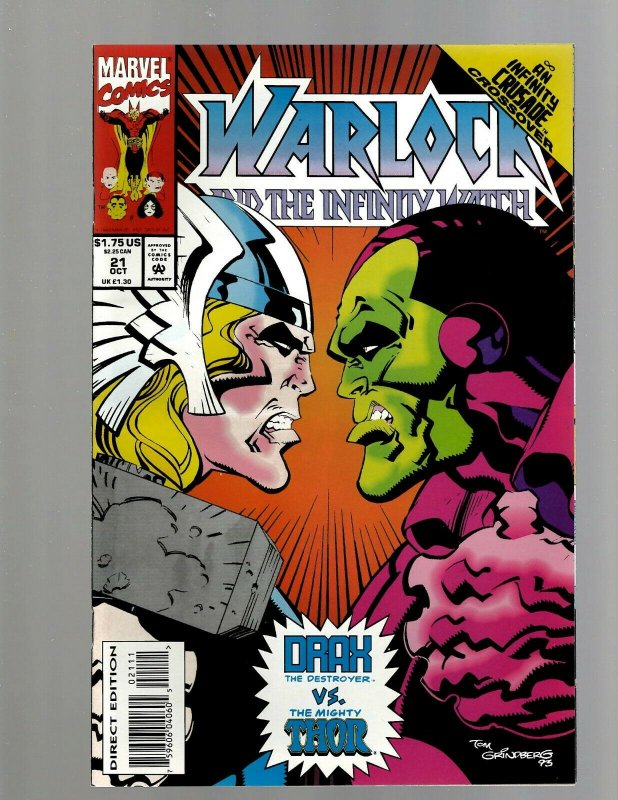 Lot of 12 Warlock Marvel Comic Books #13 14 15 16 17 18 19 20 21 22 23 24 GK48