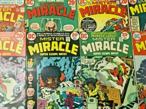 MISTER MIRACLE#1-18 VG-VF LOT 1971 JACK KIRBY DC BRONZE AGE COMICS