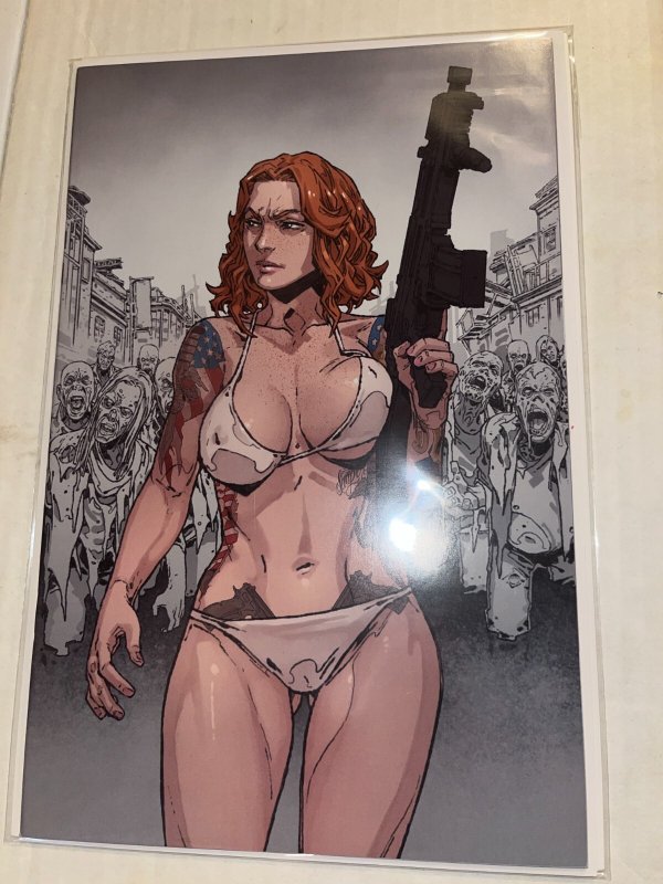 Rags 1 Antarctic Press, Teruel Virgin Variant Cover, Rare VF/NM 2018, Ltd to 200