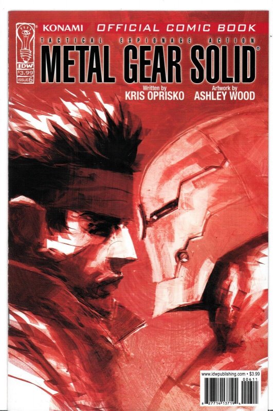 METAL GEAR SOLID COMIC 1-6 SET - Ashley Wood Covers & Art - (9.0/9.2) 2004/2005