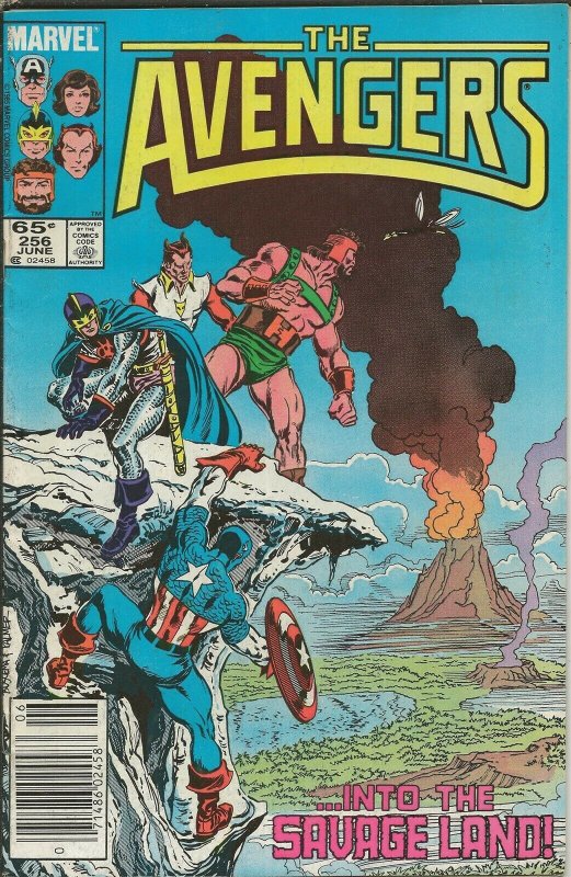 Avengers #256 ORIGINAL Vintage 1985 Marvel Comics Hercules Starfox Capt America