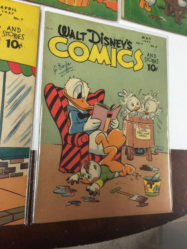 Walt Disney's Comics And Stories 76 (3.5) 77 (4.5) 78 (4.0) 79 (3.0) 80 (4.0)