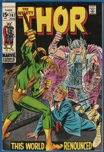Thor #167 (1969) 8.5+