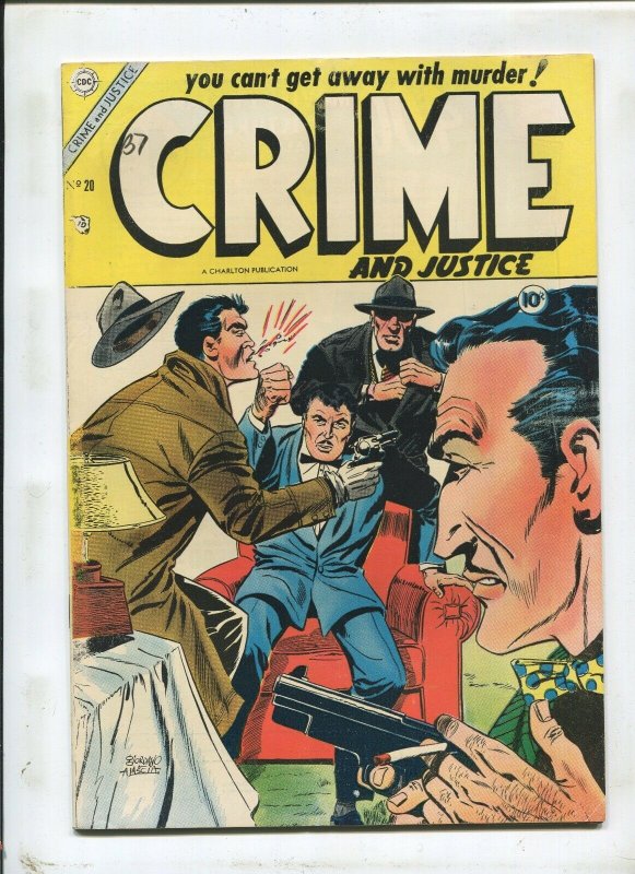 CRIME AND JUSTICE #20 (7.5) RARE CRIME!