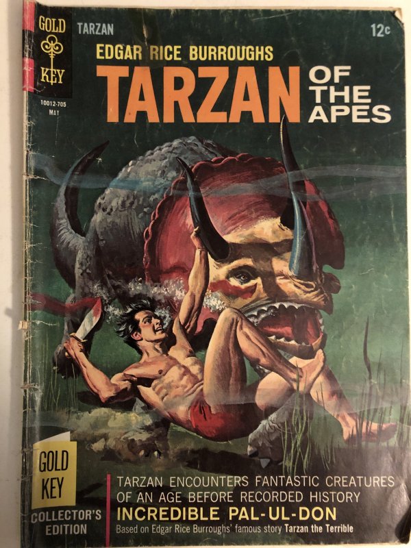 Tarzan # 167,manning art, fill a hole  in a run?