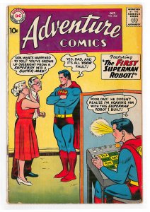 Adventure Comics (1938 1st Series) #265 VG+, The First Superman Robot!