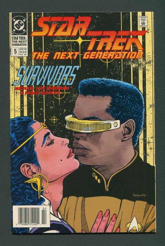 Star Trek Next Generation #1  #2  #3  #4  #5 (SET) 9.6 NM+  - 9.8 NM-MT 1989