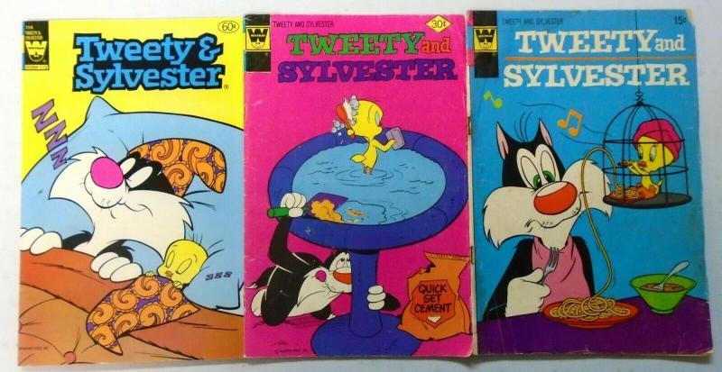 Silver+Bronze Age Era Gold Key Daffy Duck+Tweety Comic Lot, 57 Diff. Very Good