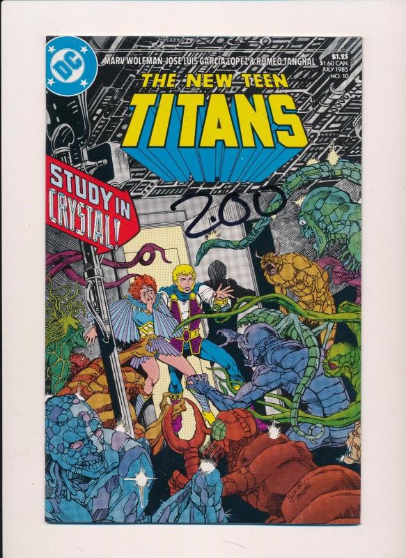 DC The NEW TEEN TITANS #10 1985  NEAR MINT (SRU668)