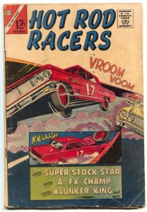 Hot Rod Racers #5 1965-CHARLTON -A/FX drag racer & stock cars VG