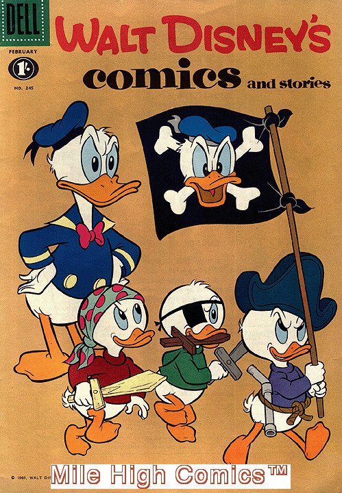 Walt Disney's Comics and Stories (1940 Series) (Dell) #245 British 