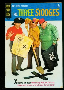 Three Stooges #46  1970 - Gold Key  -FN- - Comic Book