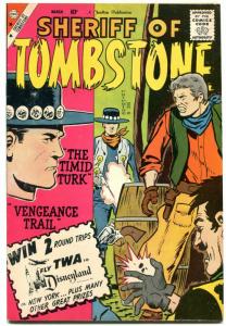 Sheriff of Tombstone #8 1960-Charlton western comic- FN