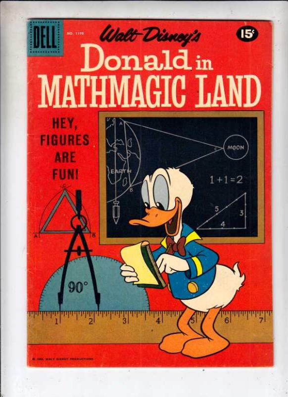 Four Color #1198 (Mar-61) VF High-Grade Donald Duck, Huey, Dewey, Louie, Uncl...