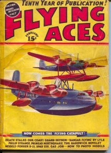 Flying Aces 2/1938-August Schomburg-Philip Strange-Al McWilliams-FR/G