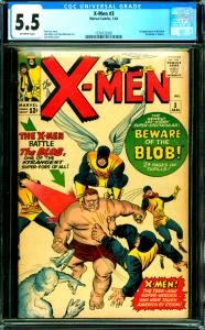 X-Men #3 CGC Graded 5.5 1st Blob
