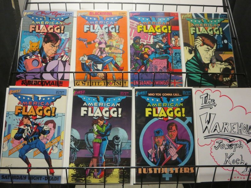 AMERICAN FLAGG (1983-1988 FIRST) 21-27  ALAN MOORE