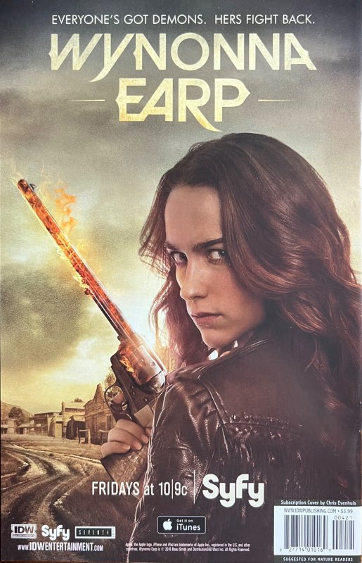 Wynonna Earp #4 Cover C (2016) NM Condition Chris Evenhuis Subscription cover
