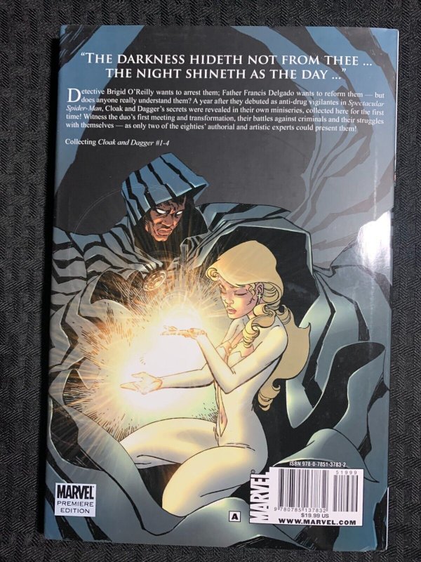 2009 CLOAK & DAGGER Child of Darkness HC/DJ VF+/FN+ 1st Marvel Comics