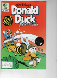 Donald Duck Adventures #4 VINTAGE 1990 Disney Comics