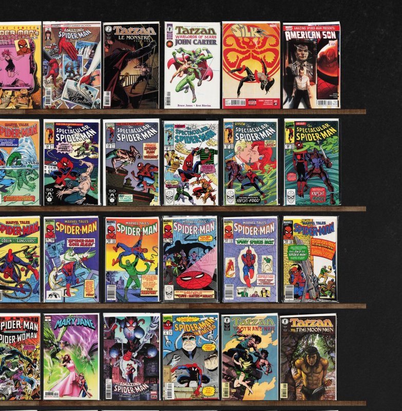 Huge Lot 150+ Comics with The Spectacular Spider-Man, Spider-Man& & More!