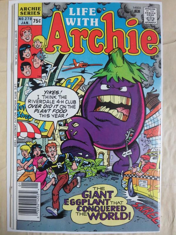 Life with Archie #270 (1988) Earliest Work + Autographed by Jeff Schultz