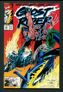 Ghost Rider #29 (9.0 VFN/NM) Wolverine Apperance / September 1992
