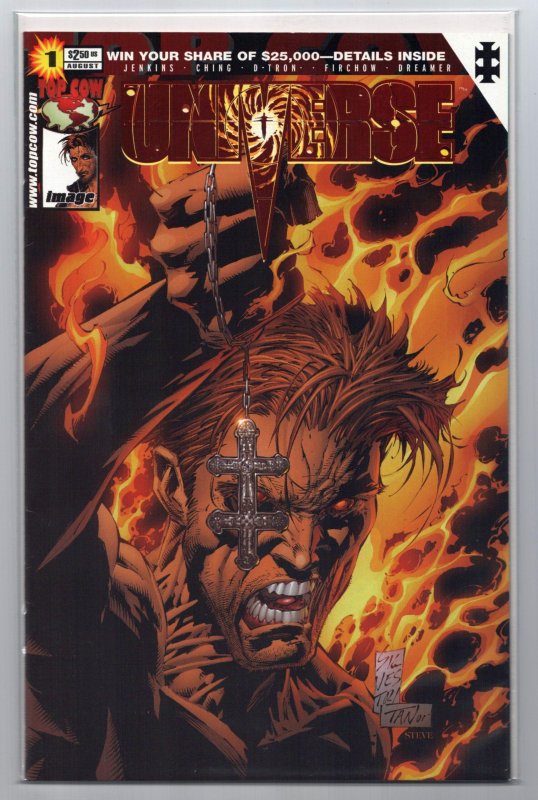 Universe #1 Red Foil Cvr With COA | Ltd to 1500 Copies (Image, 2001) VF/NM