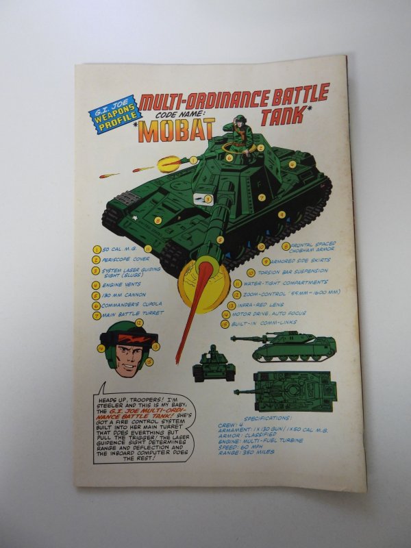 G.I. Joe: A Real American Hero #1 (1982) FN/VF condition