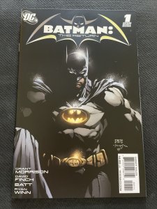 Batman: The Return #1 (2011, DC) Grant Morrison David Finch One-Shot