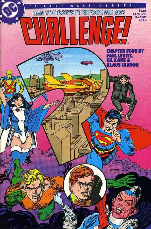 DC Challenge #4 FN ; DC | Superman Aquaman Paul  Levitz