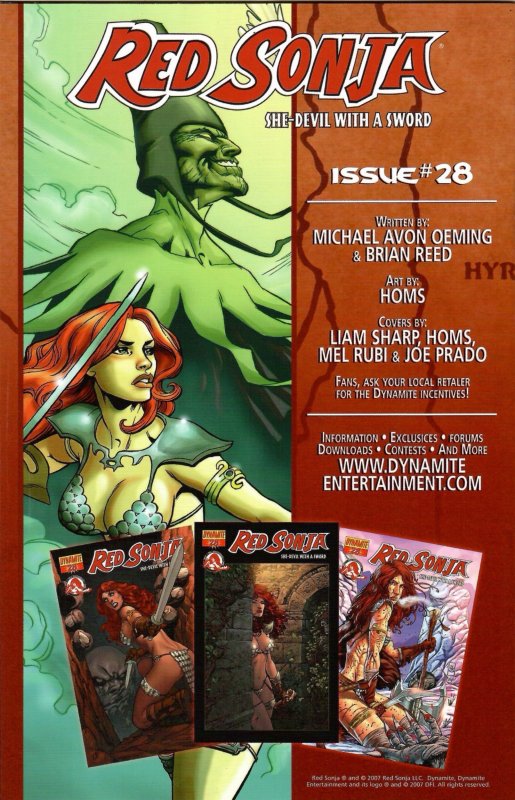 Red Sonja She-Devil with a Sword #27 Rubi Cover B (2007) New