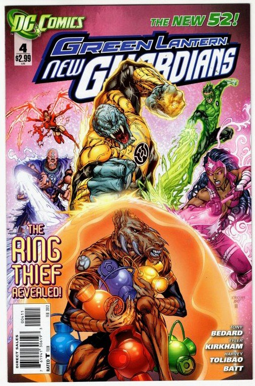 GREEN LANTERN New Guardians #4 (VF+) *$3.99 Unlimited Shipping!*