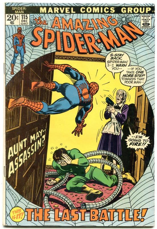 Amazing Spider-Man #115 1972-DOCTOR OCTOPUS- Aunt May F/VF