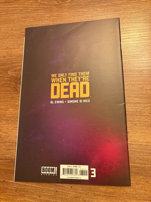 We Only Find Them When They're Dead # 3 NM 1st Print Boom! Studios Comics 9 J380