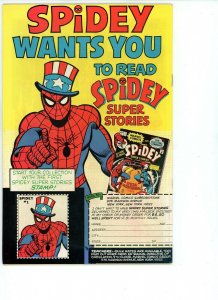 Spidey Super Stories #17 (1974) - 7.0 FN/VF *Kang the Conqueror/Captain America*