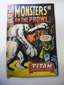 Monsters on the Prowl #11 (1971) VG Condition